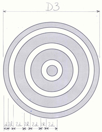 Dissipative silencer with a circular cross-section: with pod and with concentric splitters