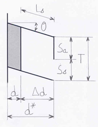 Silencer with hollow splitters (lateral sound-absorbing lining)